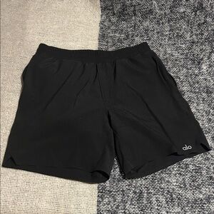 ALO Yoga Black Men's Performance Athletic Shorts